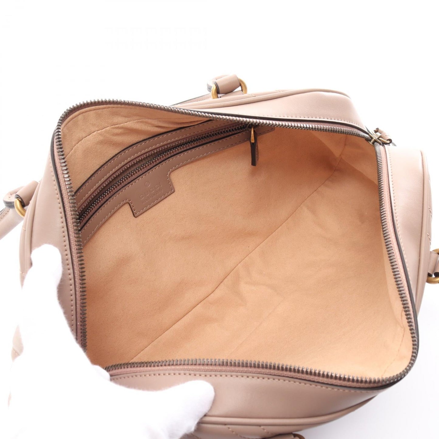 Luxury Gucci Trending 2025 GG Marmont Medium Top handle bag Handbag Tote bag Leather Pink