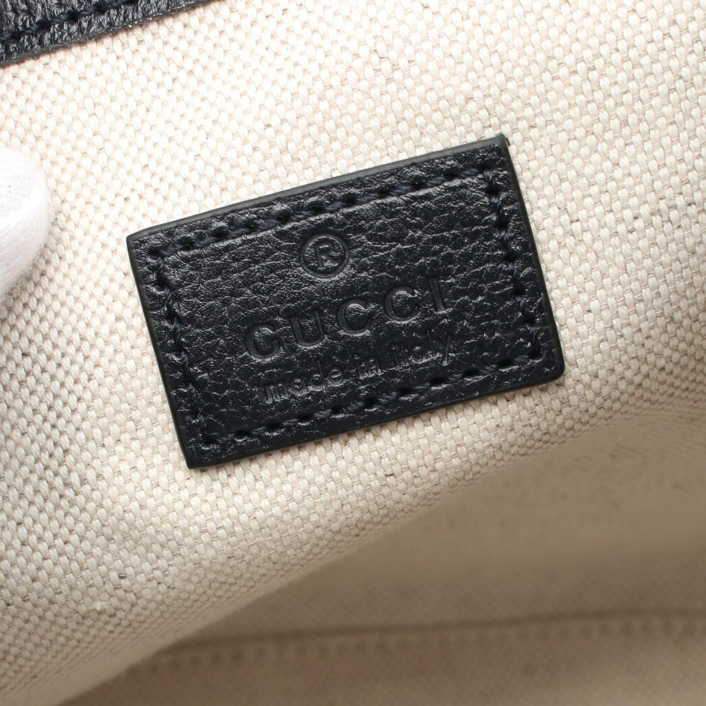 Luxury Gucci Trending 2025 Offdia Mini GG Supreme Backpack Rucksack PVC Coated Canvas Leather White Navy