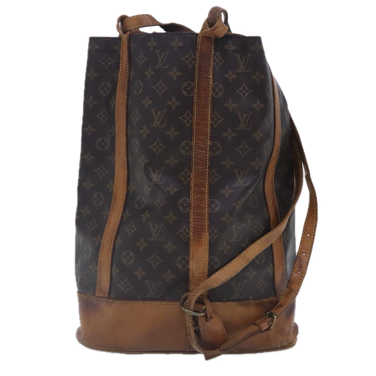 LOUIS VUITTON Monogram Randonnee GM Shoulder Bag M42244 LV 93022