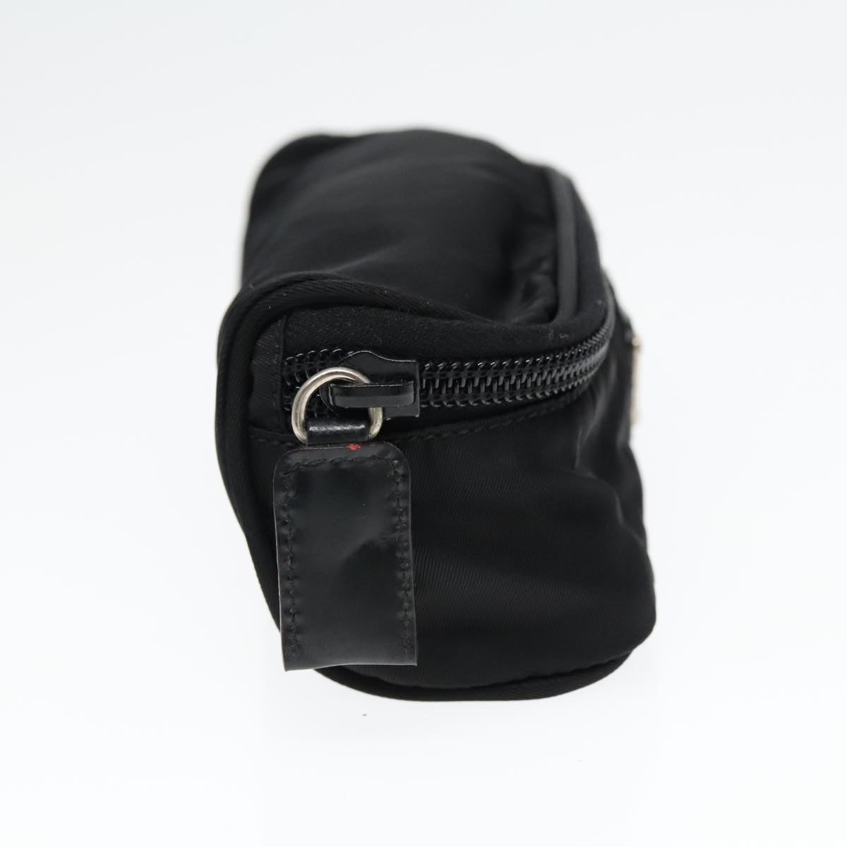 Luxury Prada Vanity Pouch Nylon Black Silver  93039