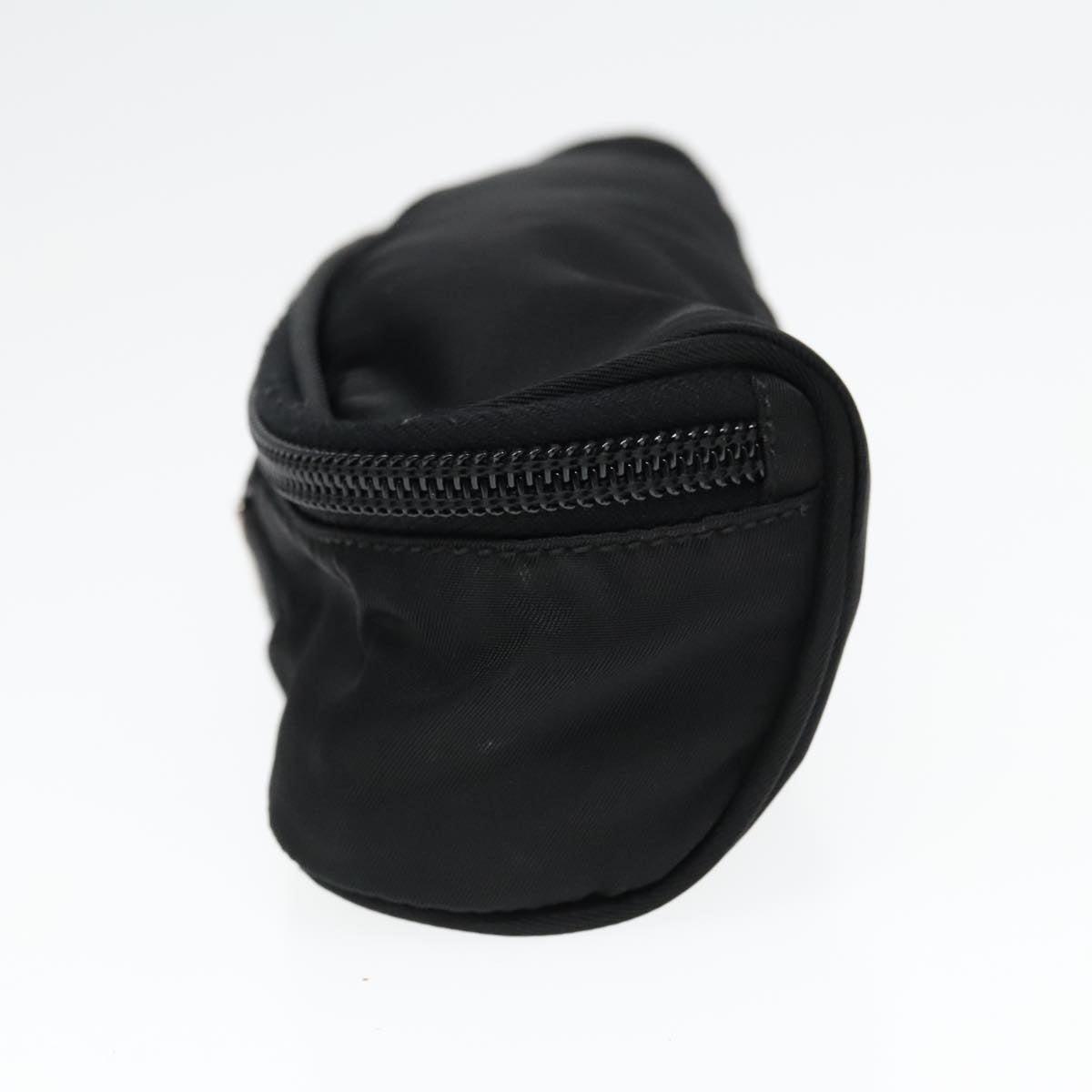 Luxury Prada Vanity Pouch Nylon Black Silver  93039