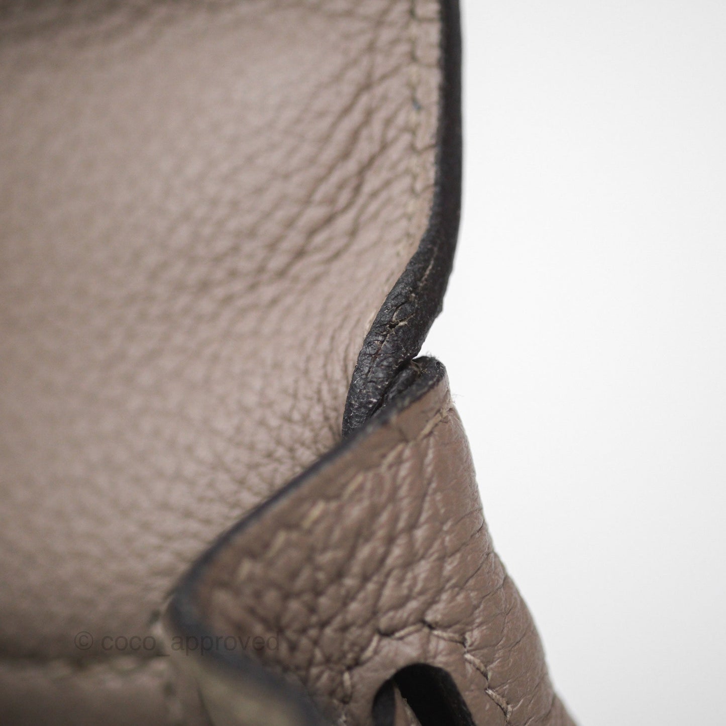 Hermès Retourne Kelly 25 Gris Asphalte M8 Togo Palladium Hardware