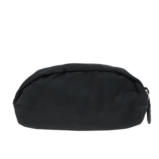 Luxury Prada Mini Pouch Nylon Black Silver  93040