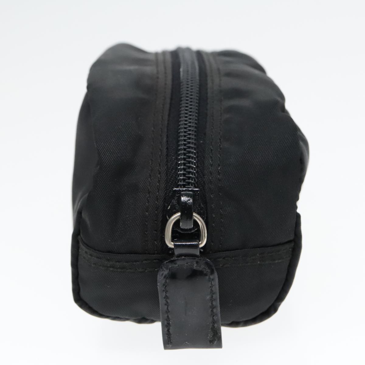 Luxury Prada Mini Pouch Nylon Black Silver  93040