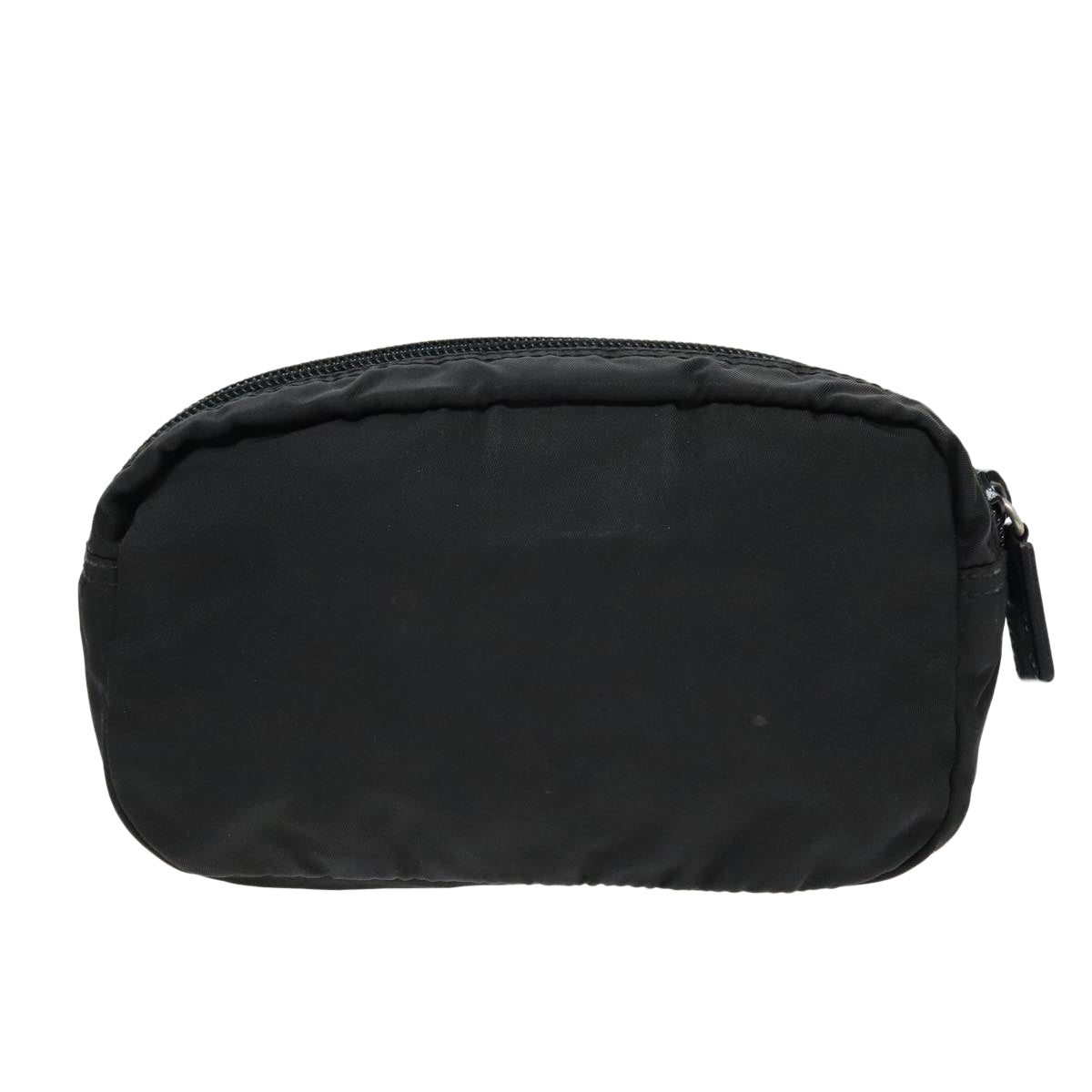 Luxury Prada Mini Pouch Nylon Black Silver  93041