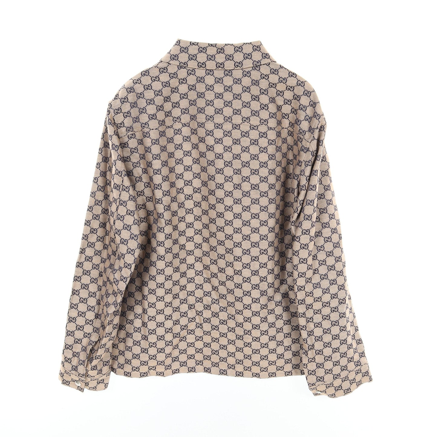 Luxury Gucci Trending 2025 GG Blouson Jacket Linen Beige Navy