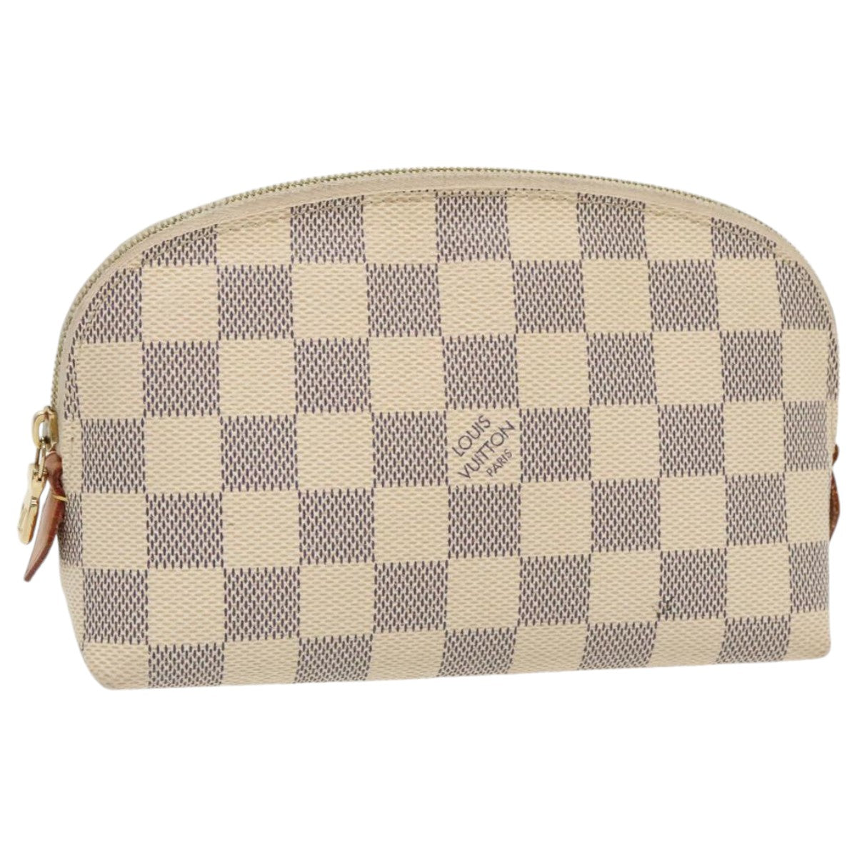 LOUIS VUITTON Damier Azur Pochette Cosmetic PM Pouch N60024 LV 93061
