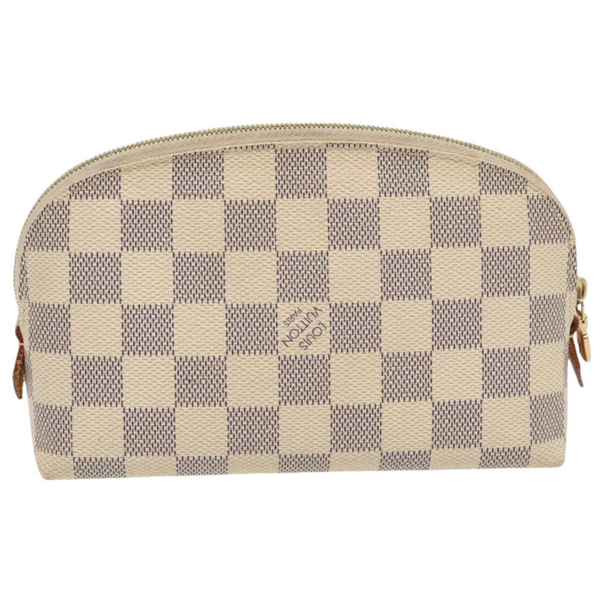 LOUIS VUITTON Damier Azur Pochette Cosmetic PM Pouch N60024 LV 93061