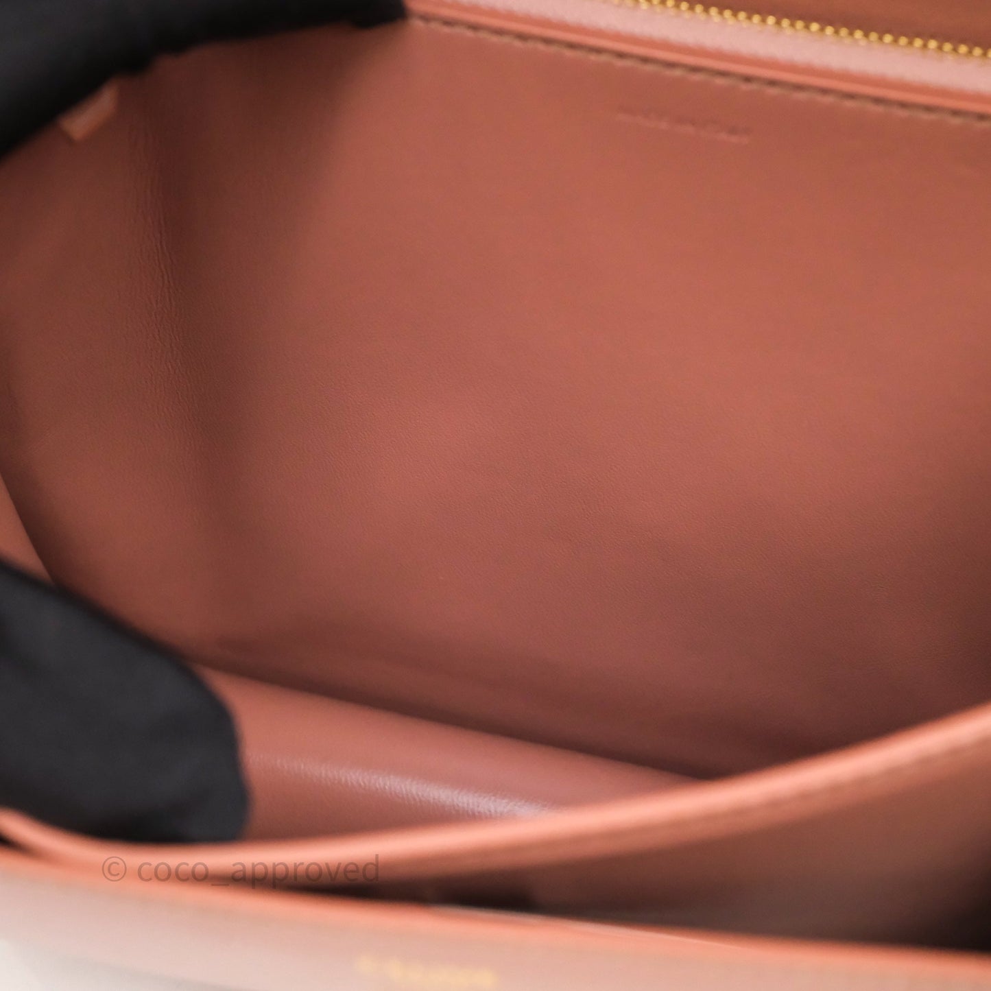 Celine Rose Box Medium Calfskin Bag Gold Hardware