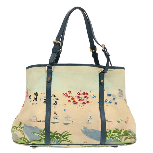 LOUIS VUITTON Ailleurs Cabas PM Escal Tote Bag Canvas Blue M93769 LV 93074
