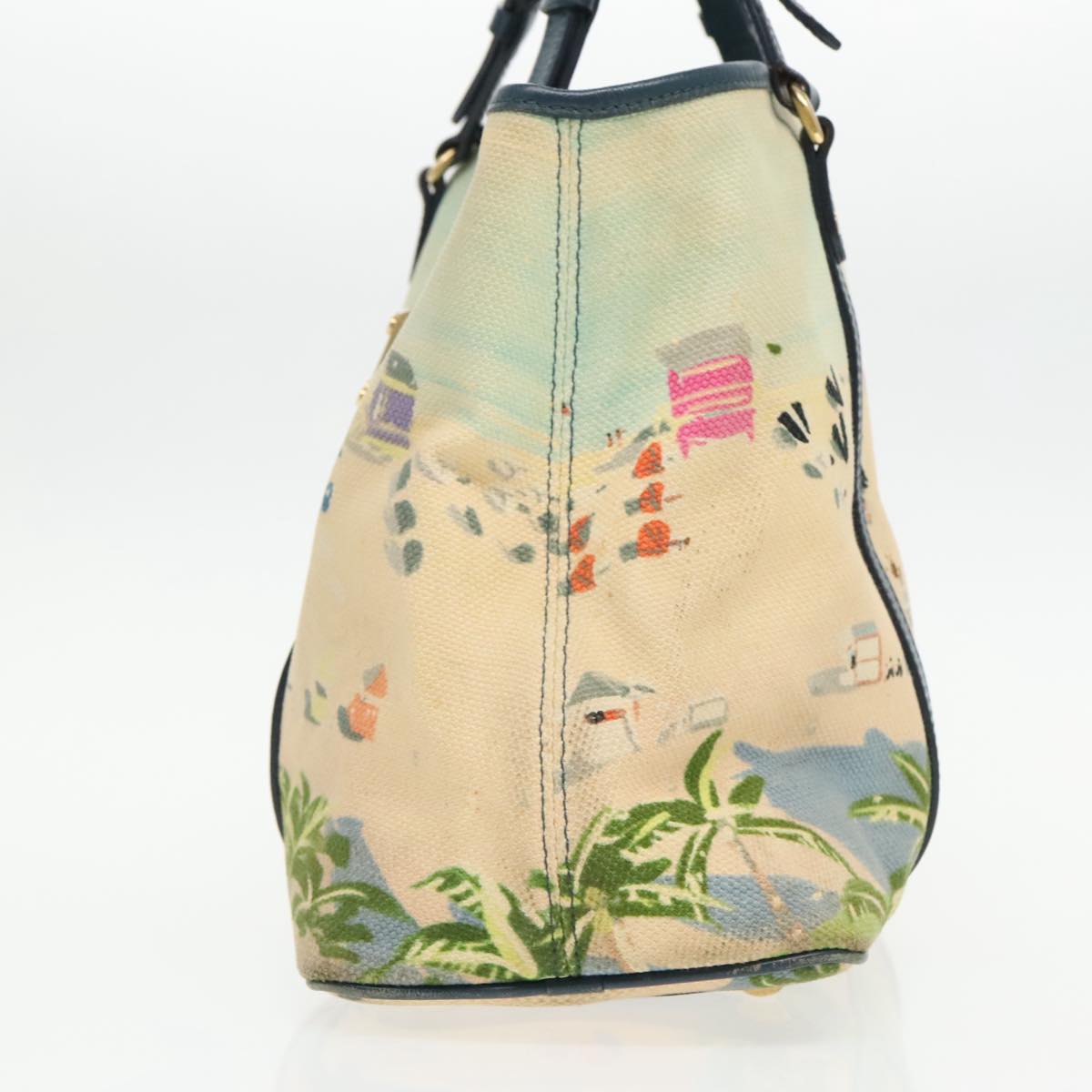 LOUIS VUITTON Ailleurs Cabas PM Escal Tote Bag Canvas Blue M93769 LV 93074