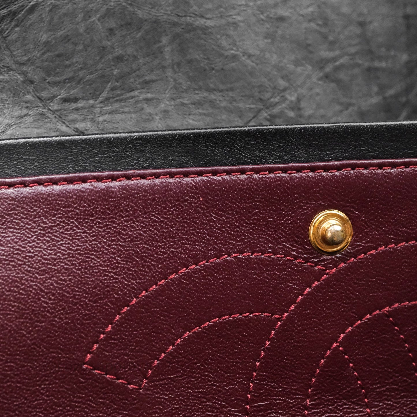 Chanel Reissue Quilted Aged Calfskin Black Gold Hardware 226