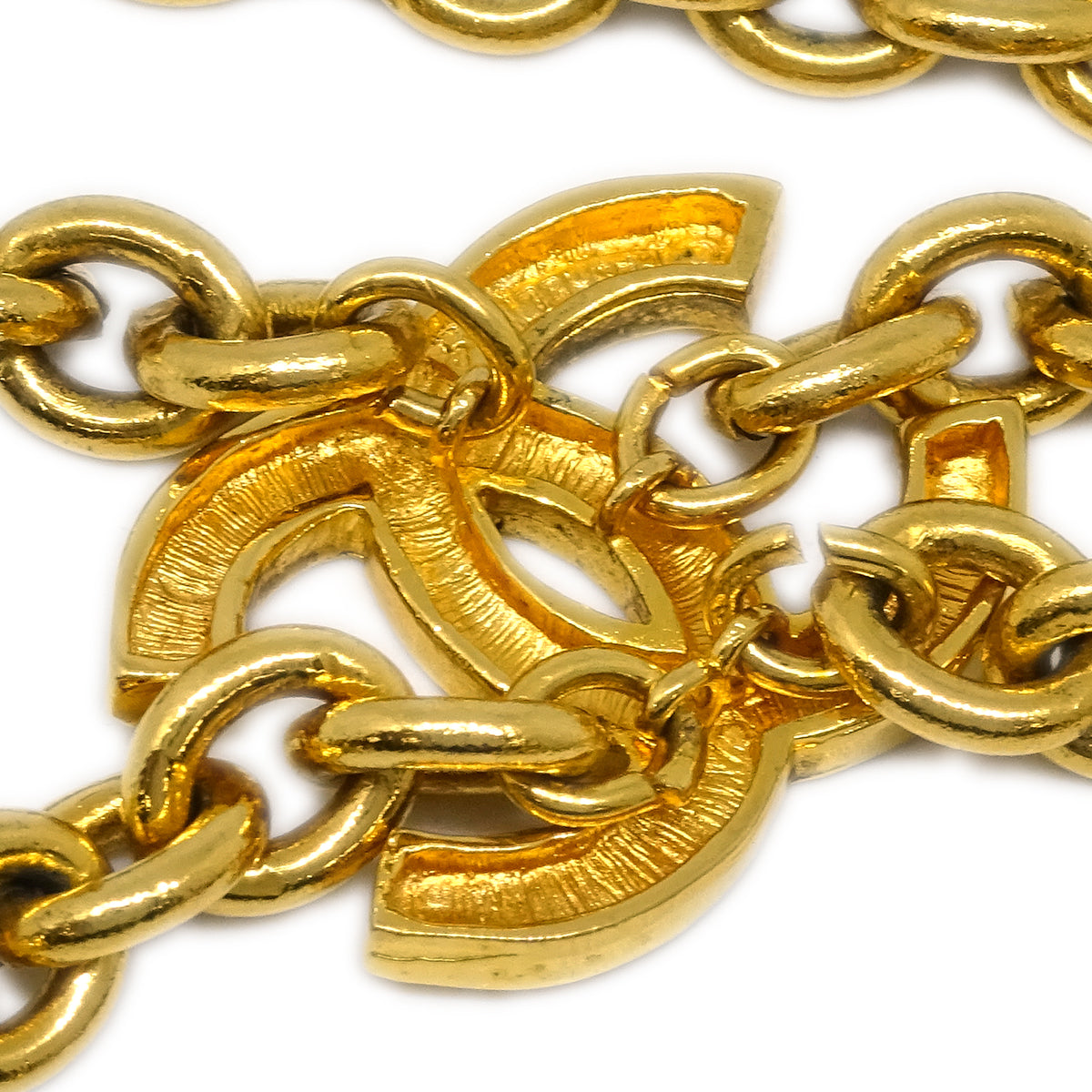 Chanel CC Gold Chain Belt 684 Small New