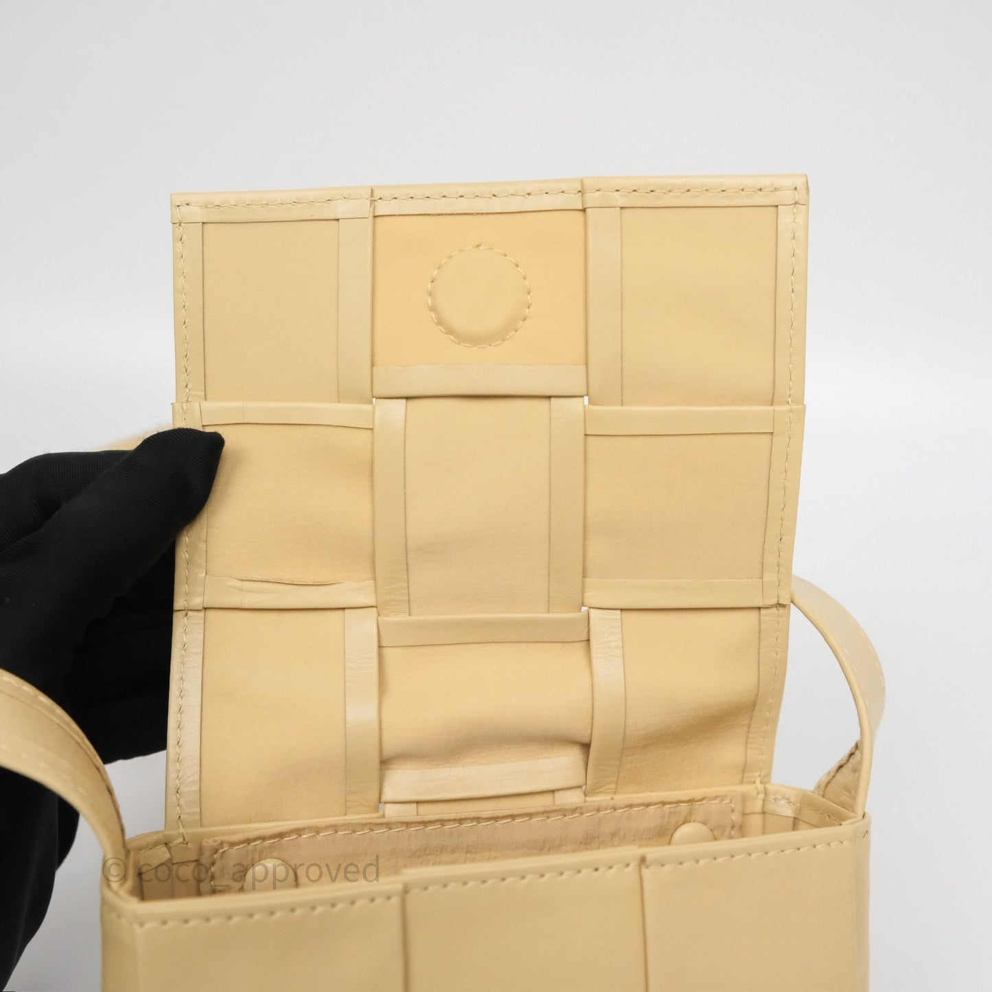 Bottega Veneta Cassette Mini Bag Porridge Calfskin