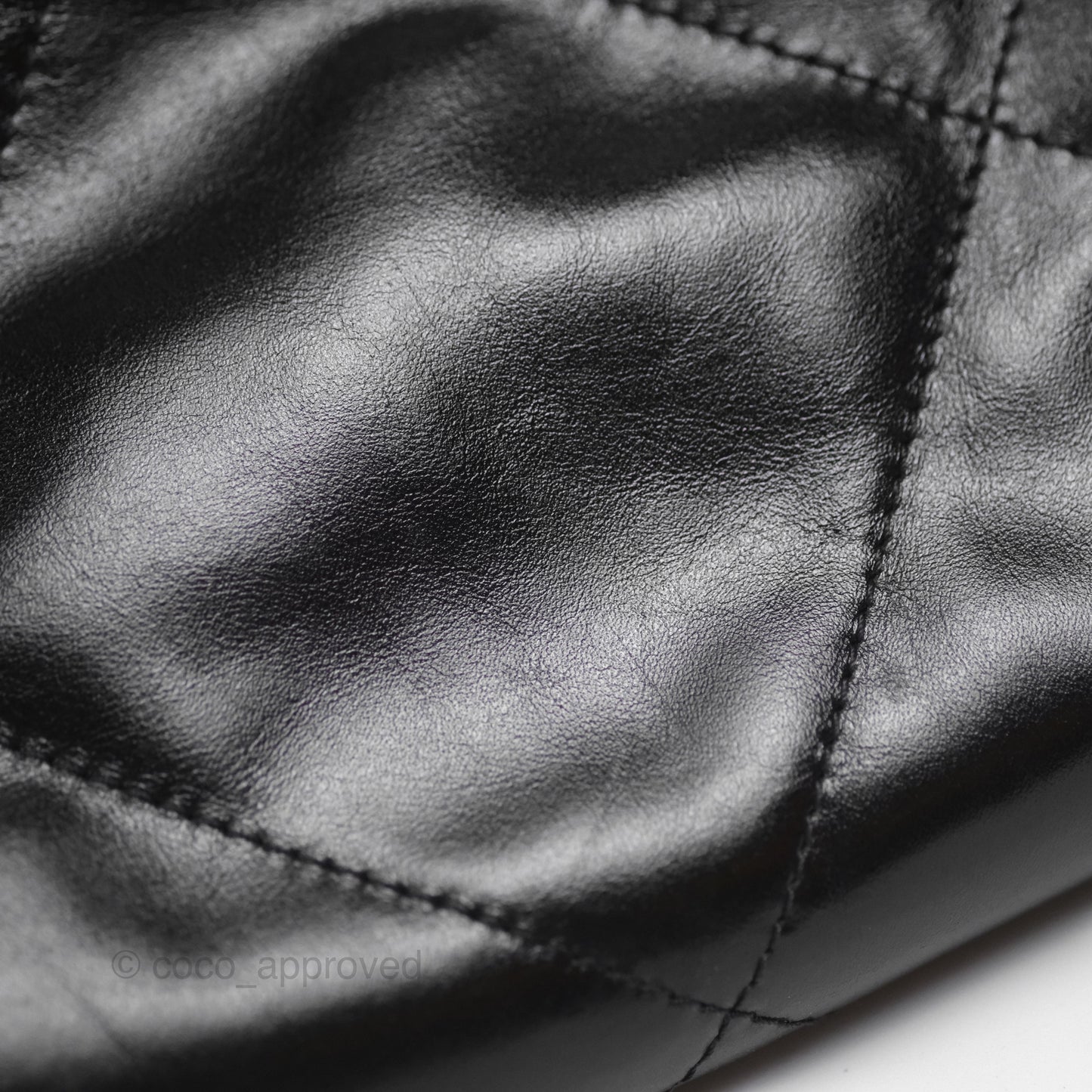 Chanel 22 Small Black Calfskin So Black Hardware