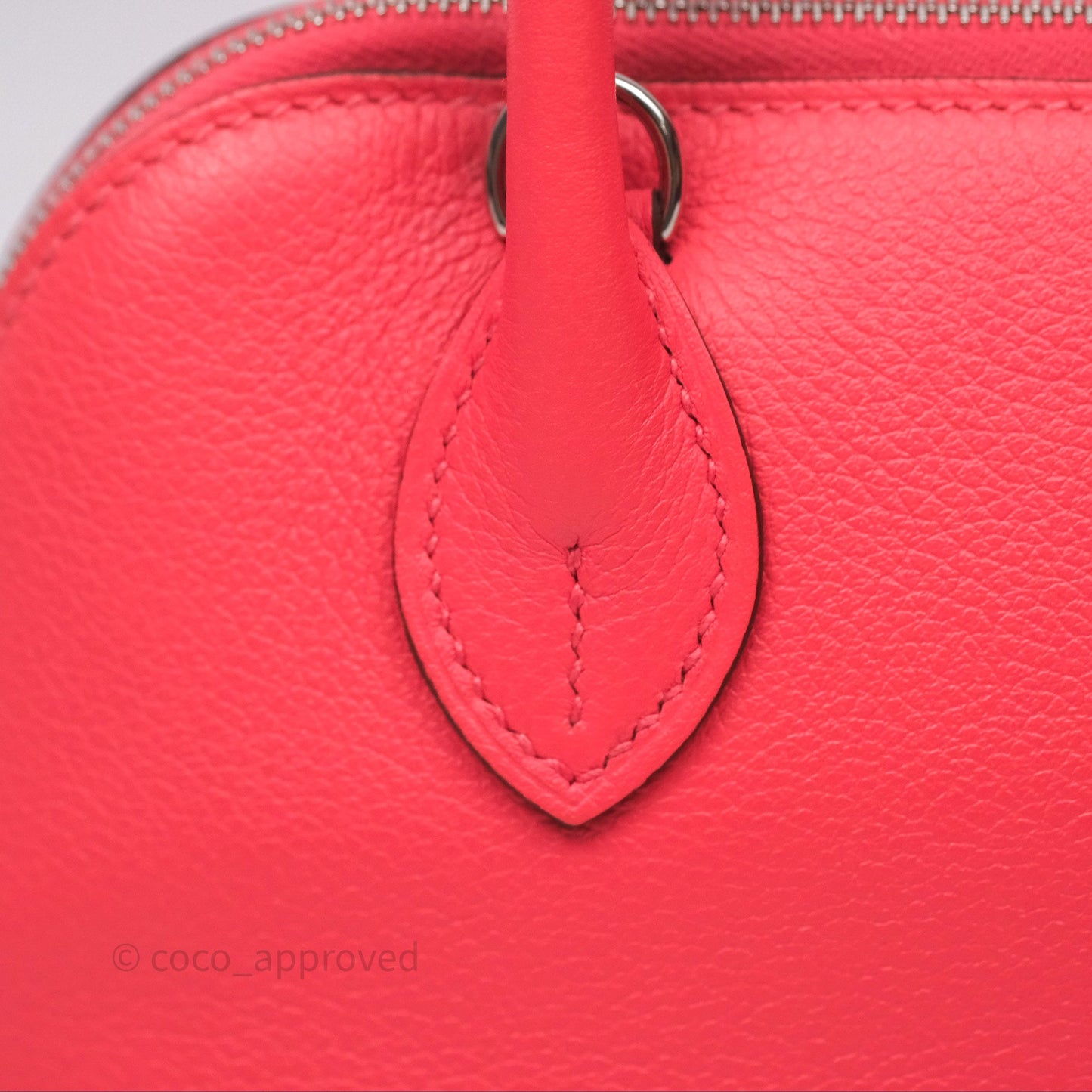 Hermès Bolide Mini 1923 Rose Texas 0E/ Cuivre 6C Evercolor Palladium Hardware