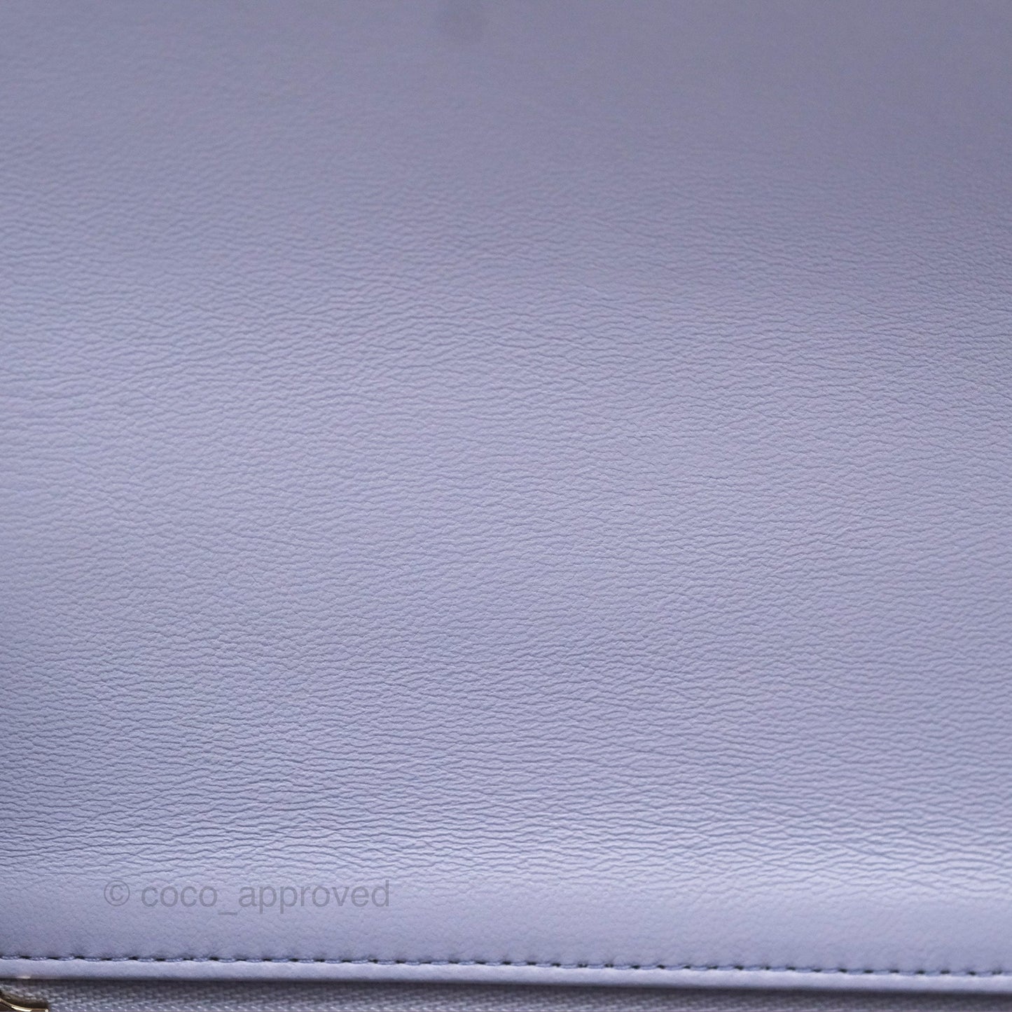 Chanel Top Handle Mini Rectangular Flap Bag Lilac Lambskin Gold Hardware