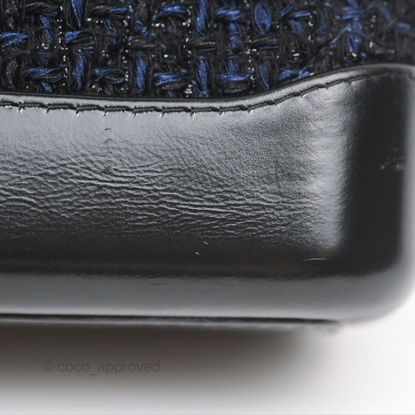 Chanel Small Gabrielle Hobo Black Navy Tweed