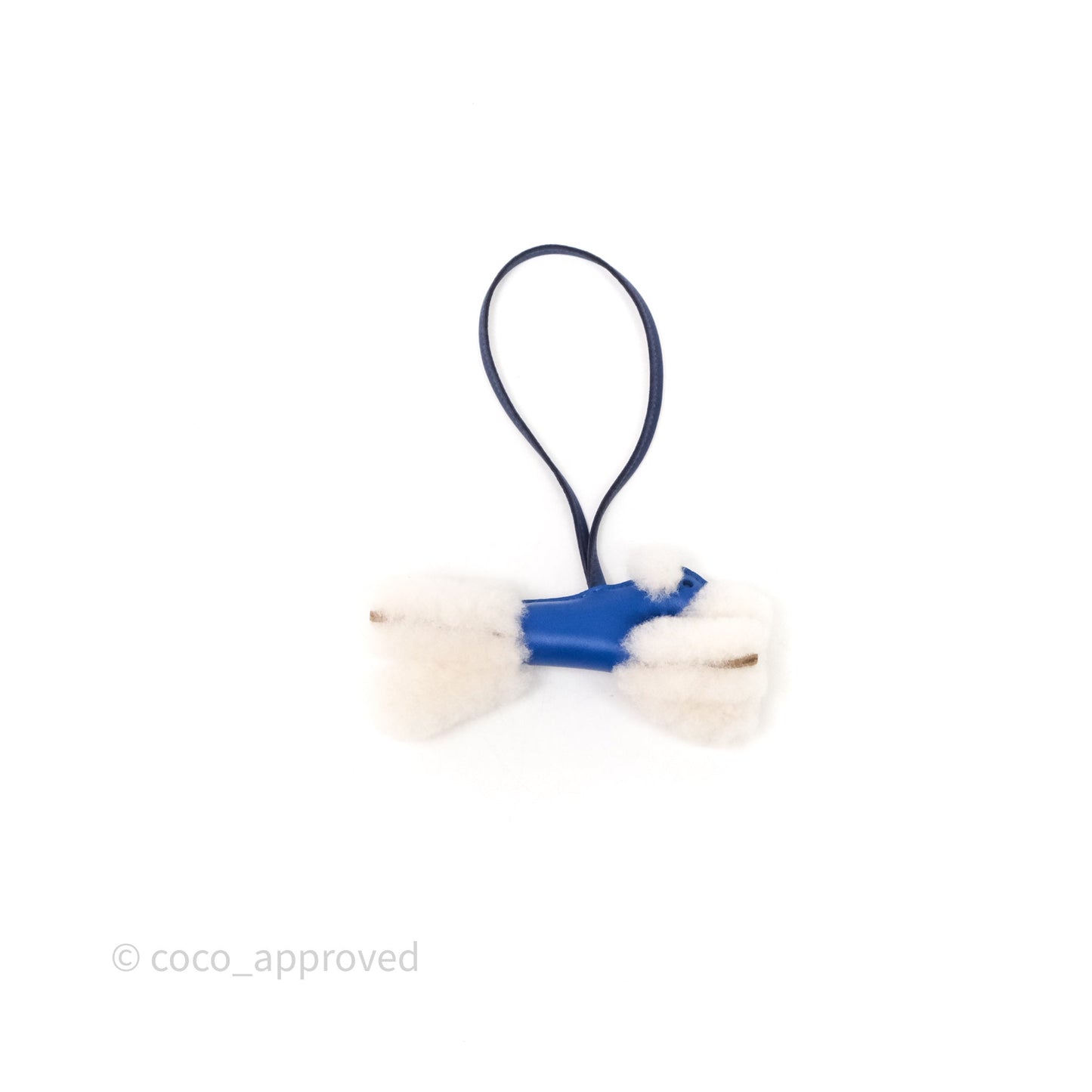 Hermès Fox Terrier Budy Charm Bleu Saphir