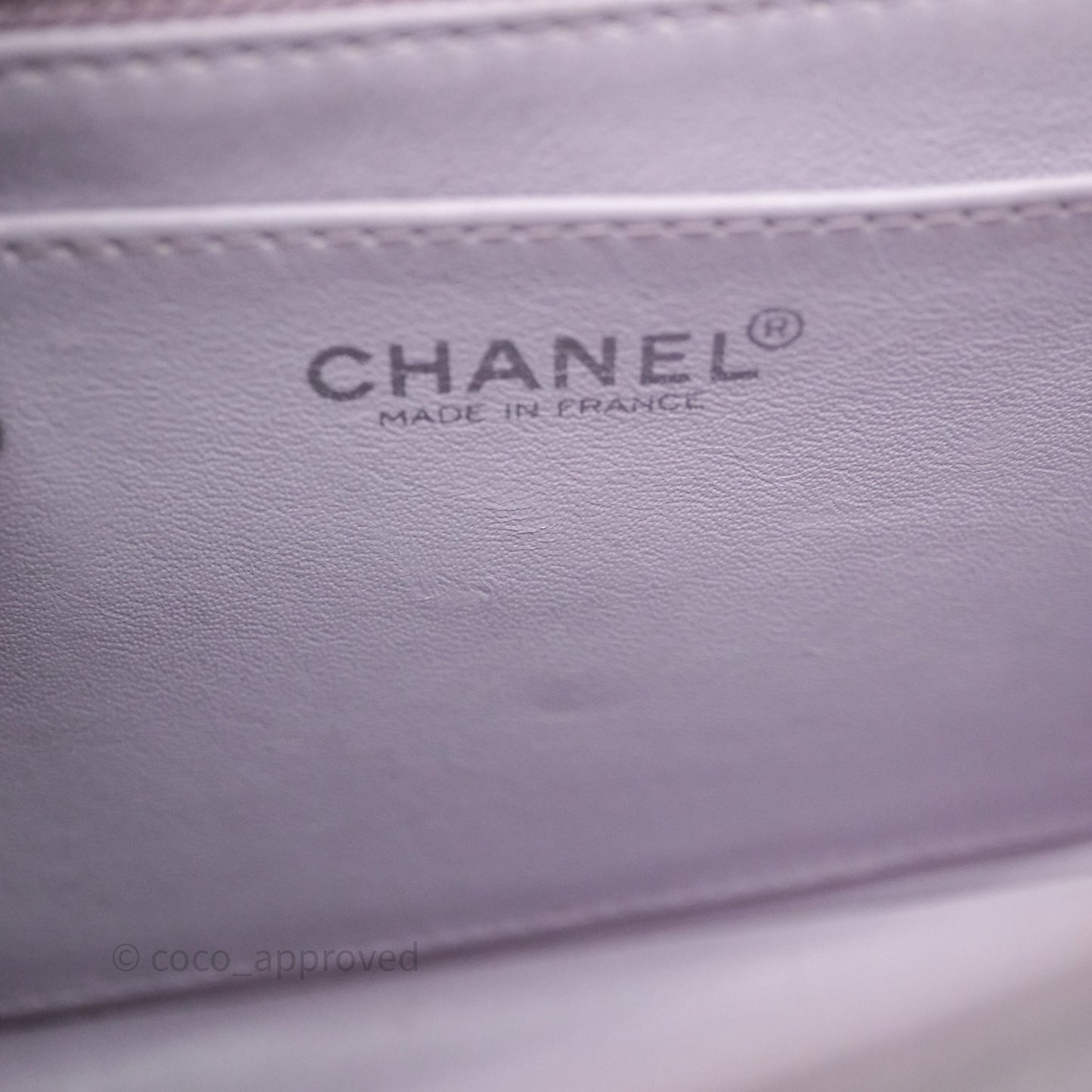 Chanel Medium Single Jersey Flap Bag Purple Silver Hardware