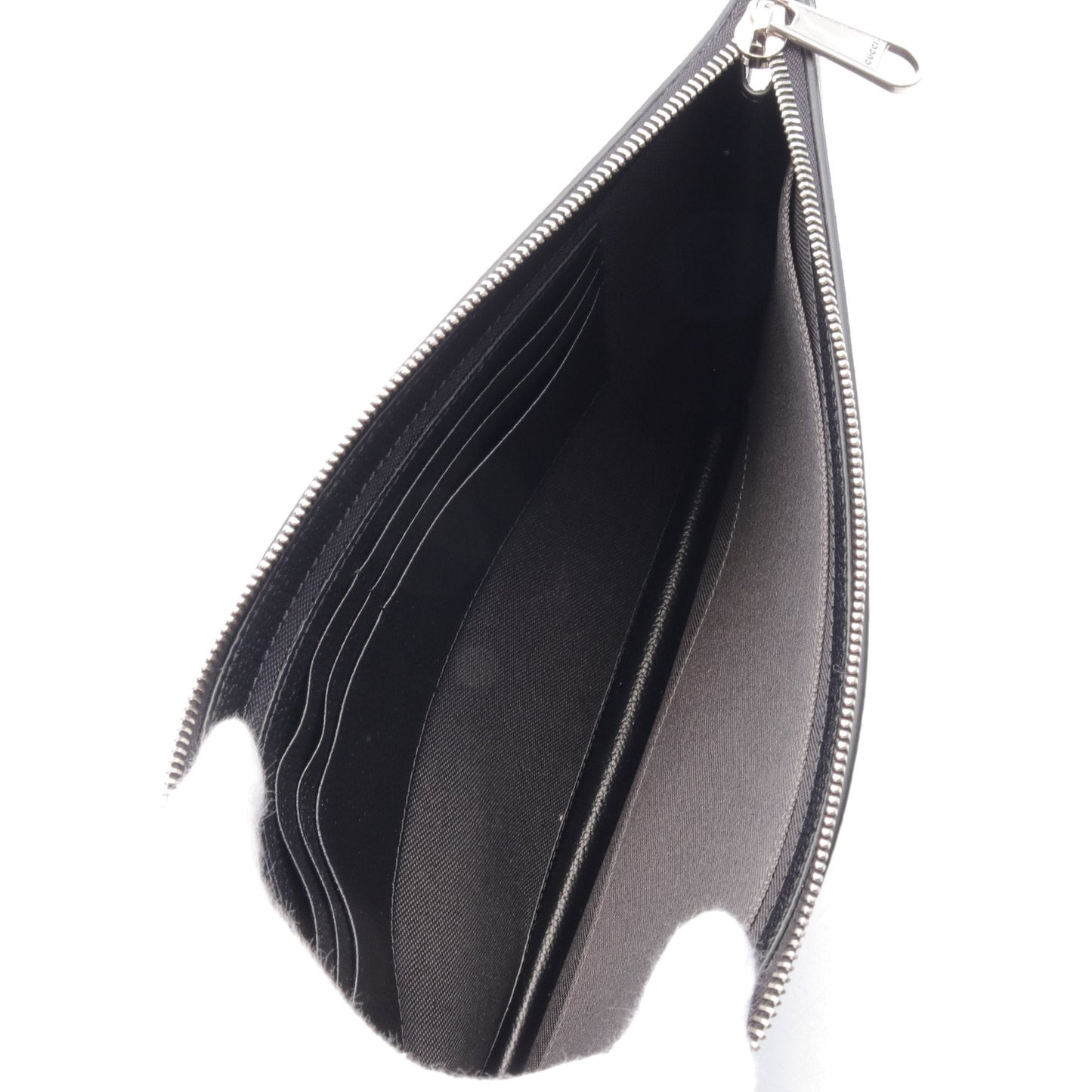 Luxury Gucci Trending 2025 GG Supreme Clutch bag Leather PVC Black