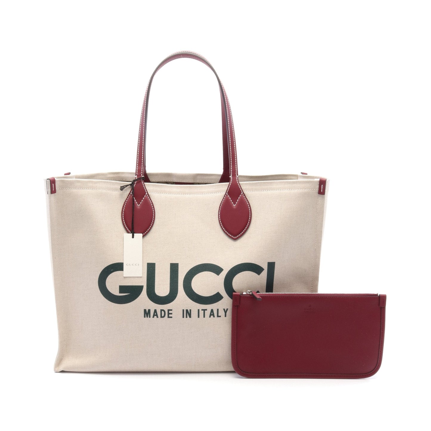 Luxury Gucci Trending 2025 Print Shoulder bag Tote bag Canvas Leather Beige Bordeaux