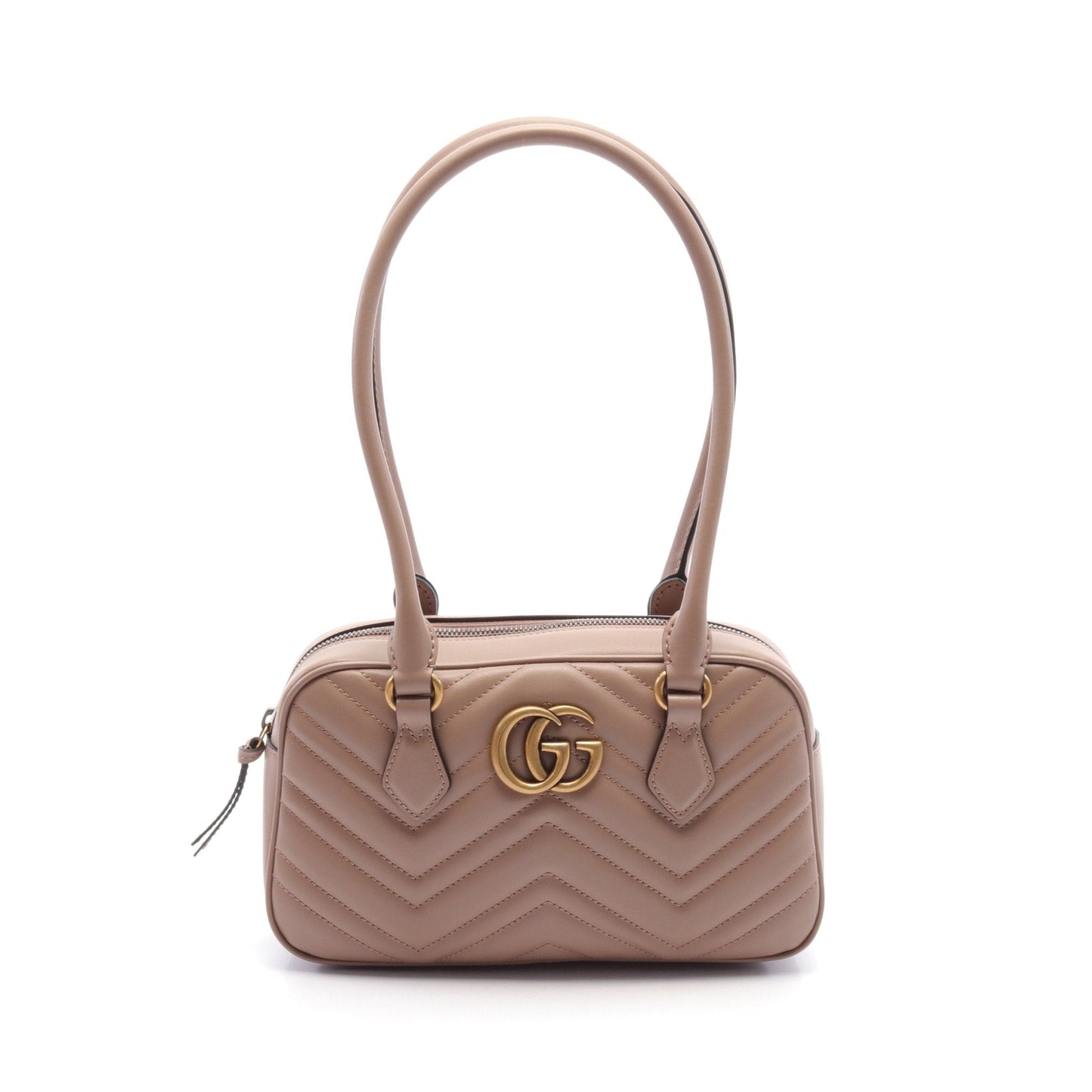 Luxury Gucci Trending 2025 GG Marmont Small Top handle bag Handbag Leather Pink beige
