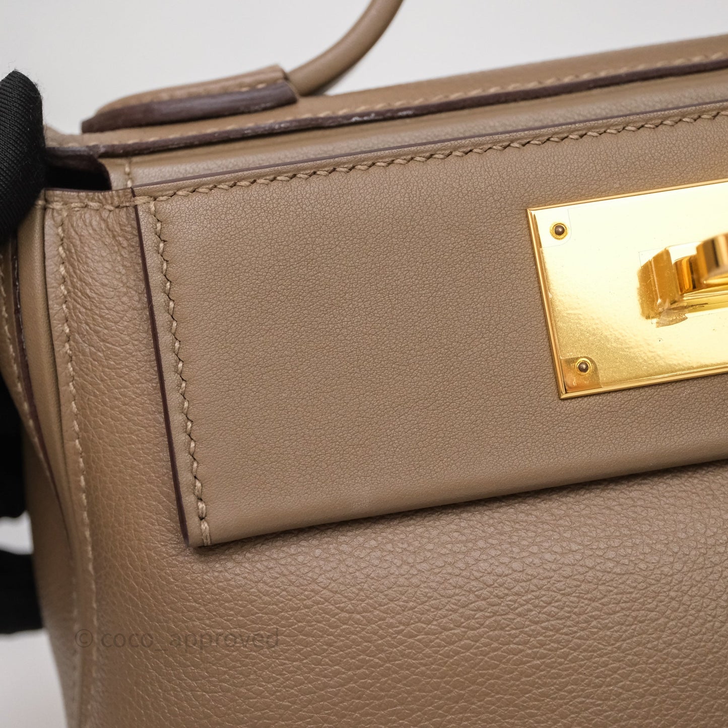 Hermès 24/24 21 Mini Etoupe 18 Evercolor/Swift Gold Hardware