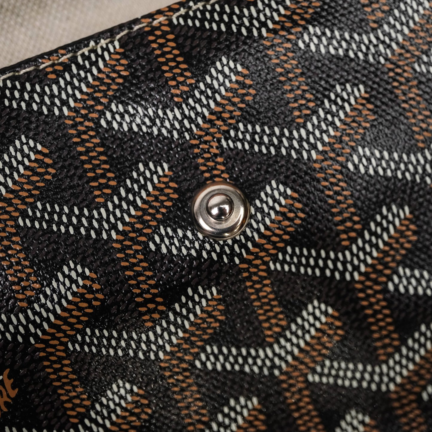 Goyard Saint Louis Tote Bag GM Black/Tan