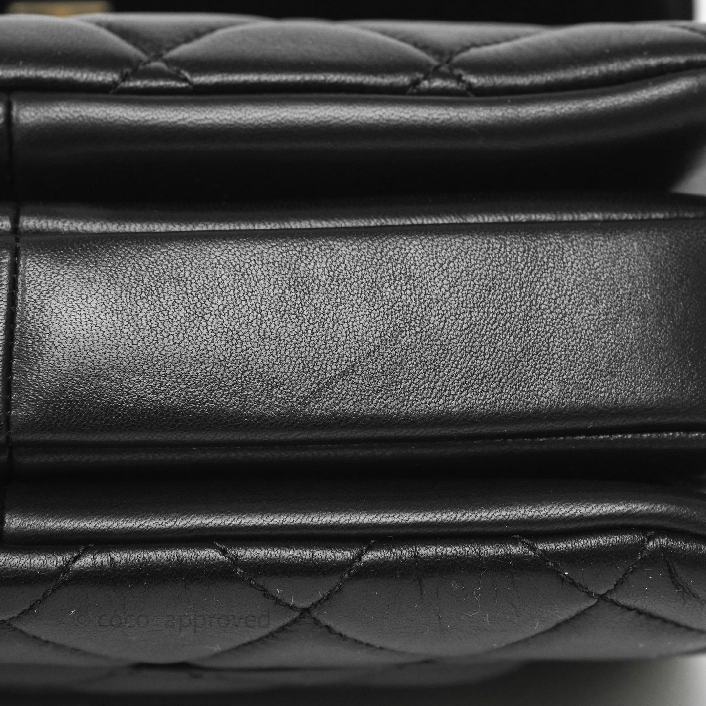 Chanel Small Trendy CC Black Lambskin Gold Hardware