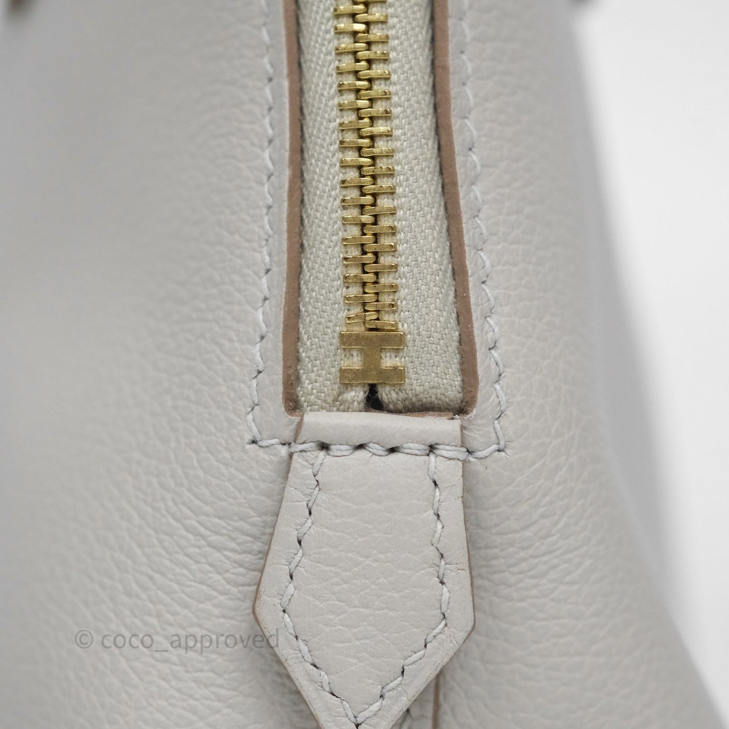 Hermès Bolide Mini 1923 Gris Perle 80 Evercolor Gold Hardware