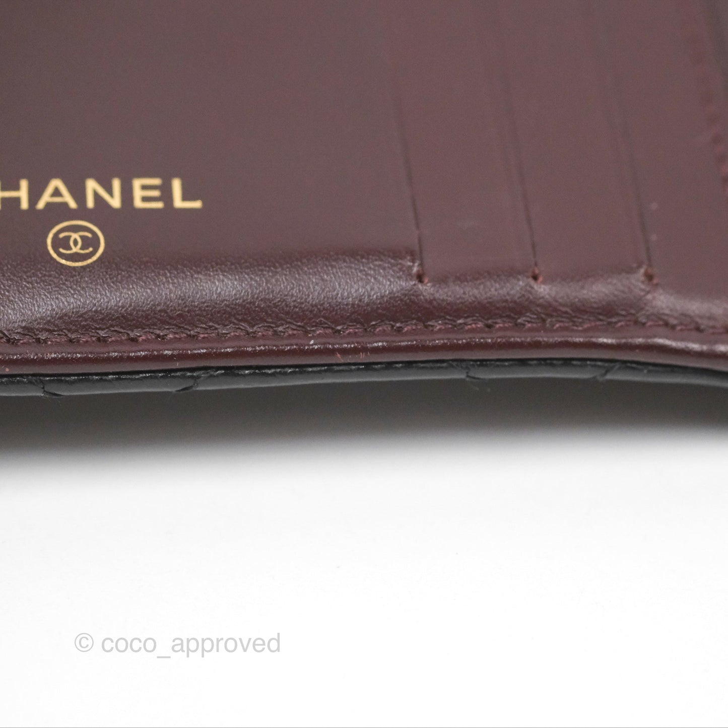 Chanel Quilted Short Flap Black Caviar Gold Hardware