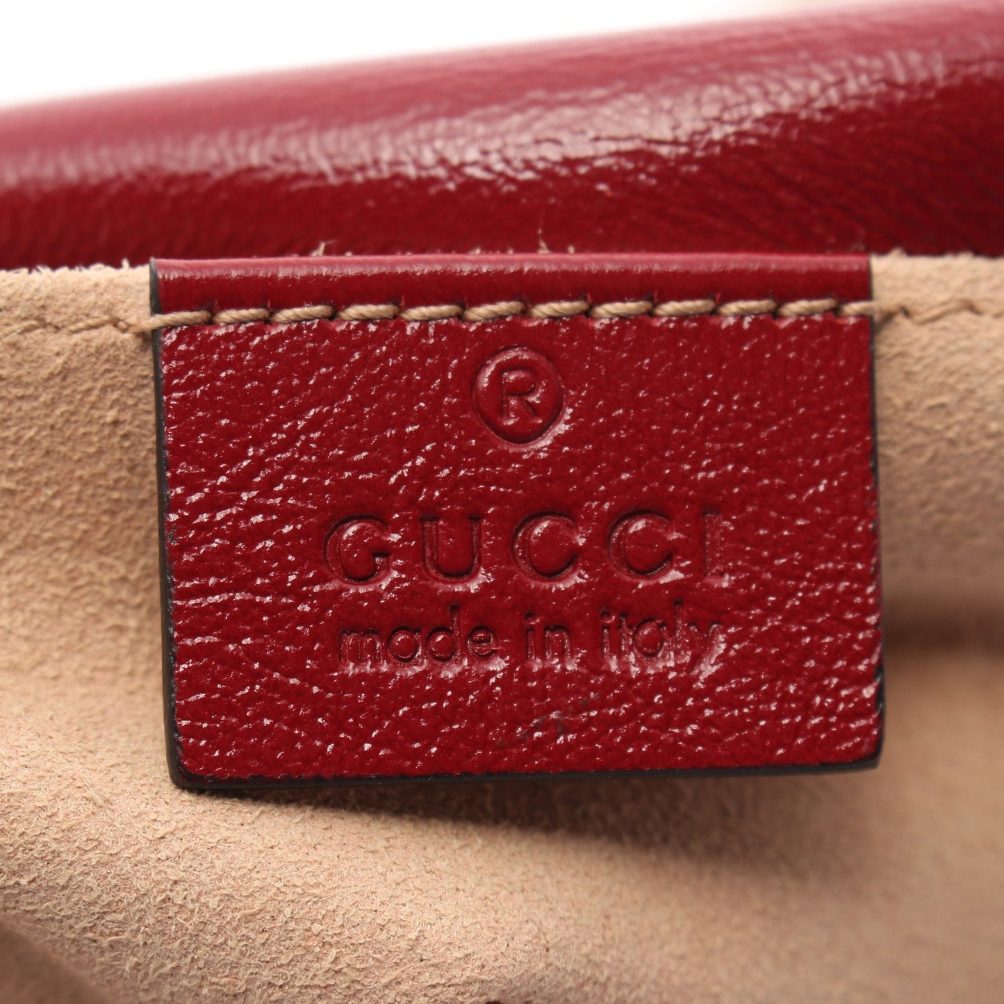 Luxury Gucci Trending 2025 GG Marmont Chain shoulder bag Canvas Leather Beige Red