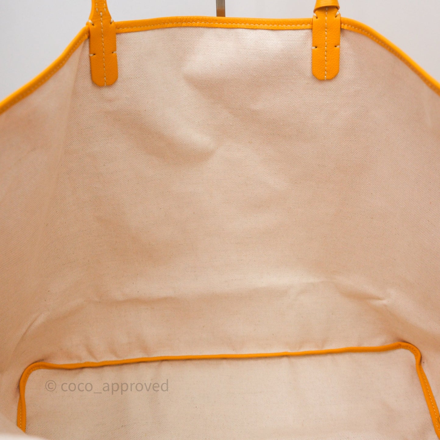 Goyard St. Louis GM Yellow Goyardine Canvas