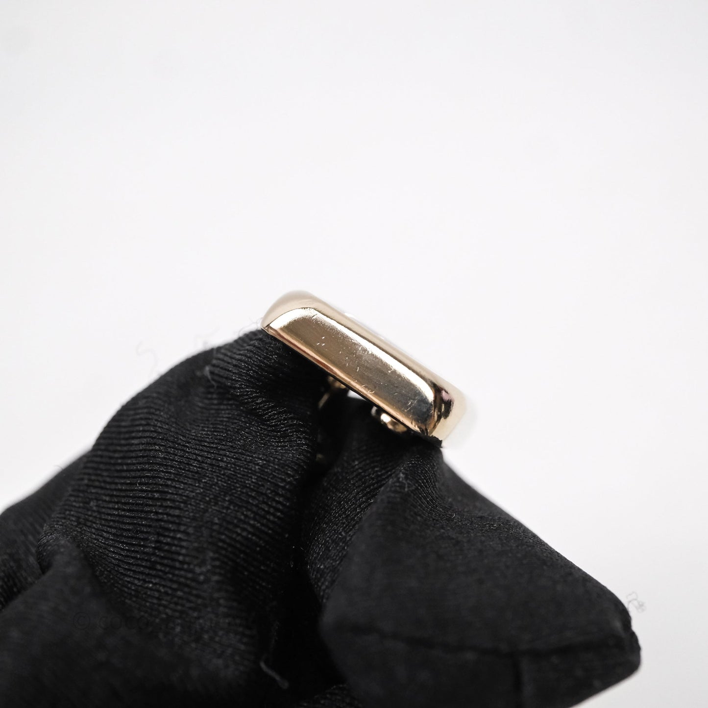 Chanel CC Square Brooch Set in 3 Gold Tone 22P