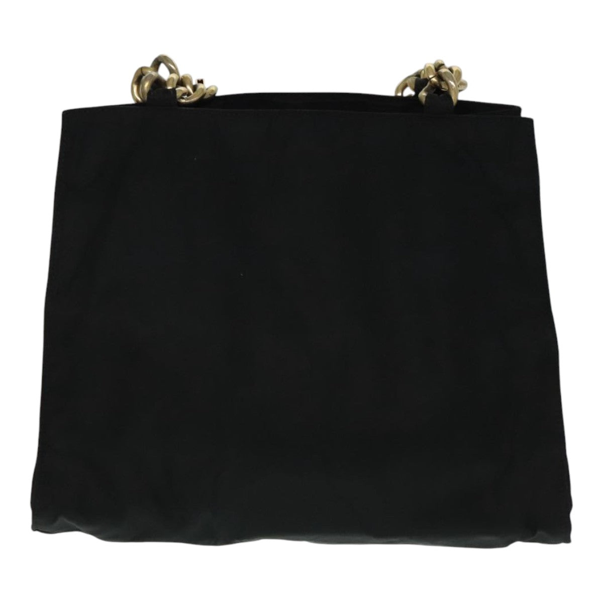 Luxury Prada Hand Bag Nylon Black Gold  93333