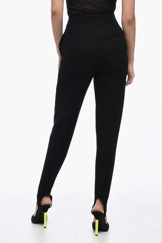 Luxury Bottega Veneta Cotton STRUCTORED Stirrup Pants