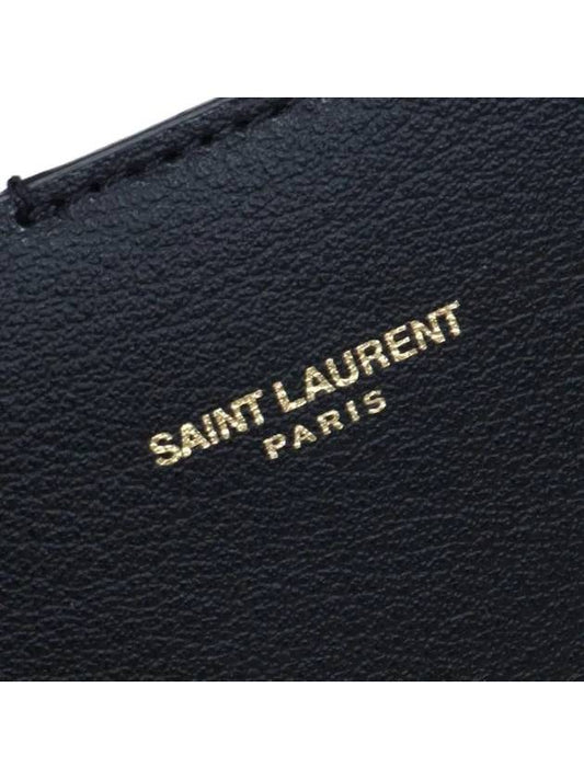 Luxury Saint Laurent North South Shopping Tote Bag Black