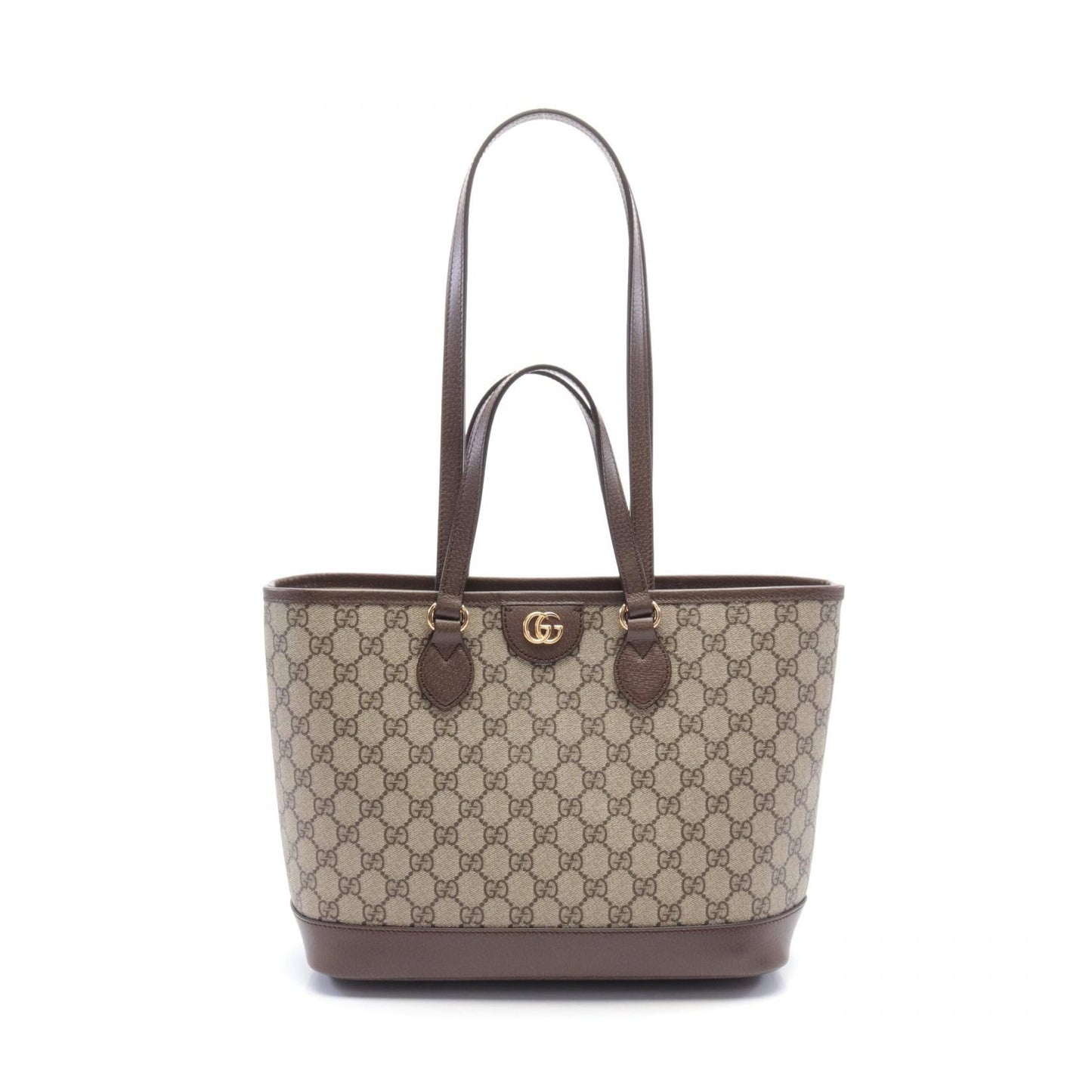 Luxury Gucci Trending 2025 Ophidia Small GG Supreme Handbag Tote bag PVC Coated Canvas Leather Beige Brown
