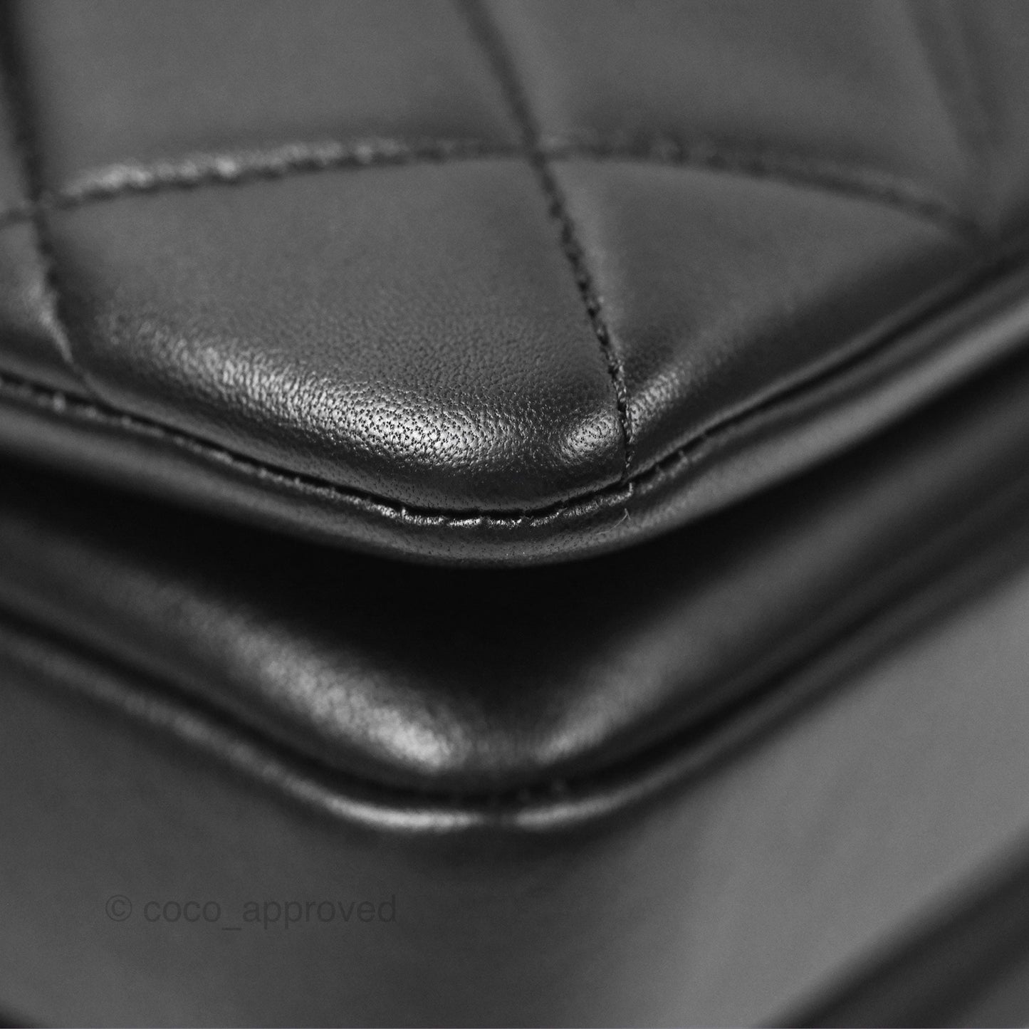 Chanel Small Trendy CC So Black Lambskin