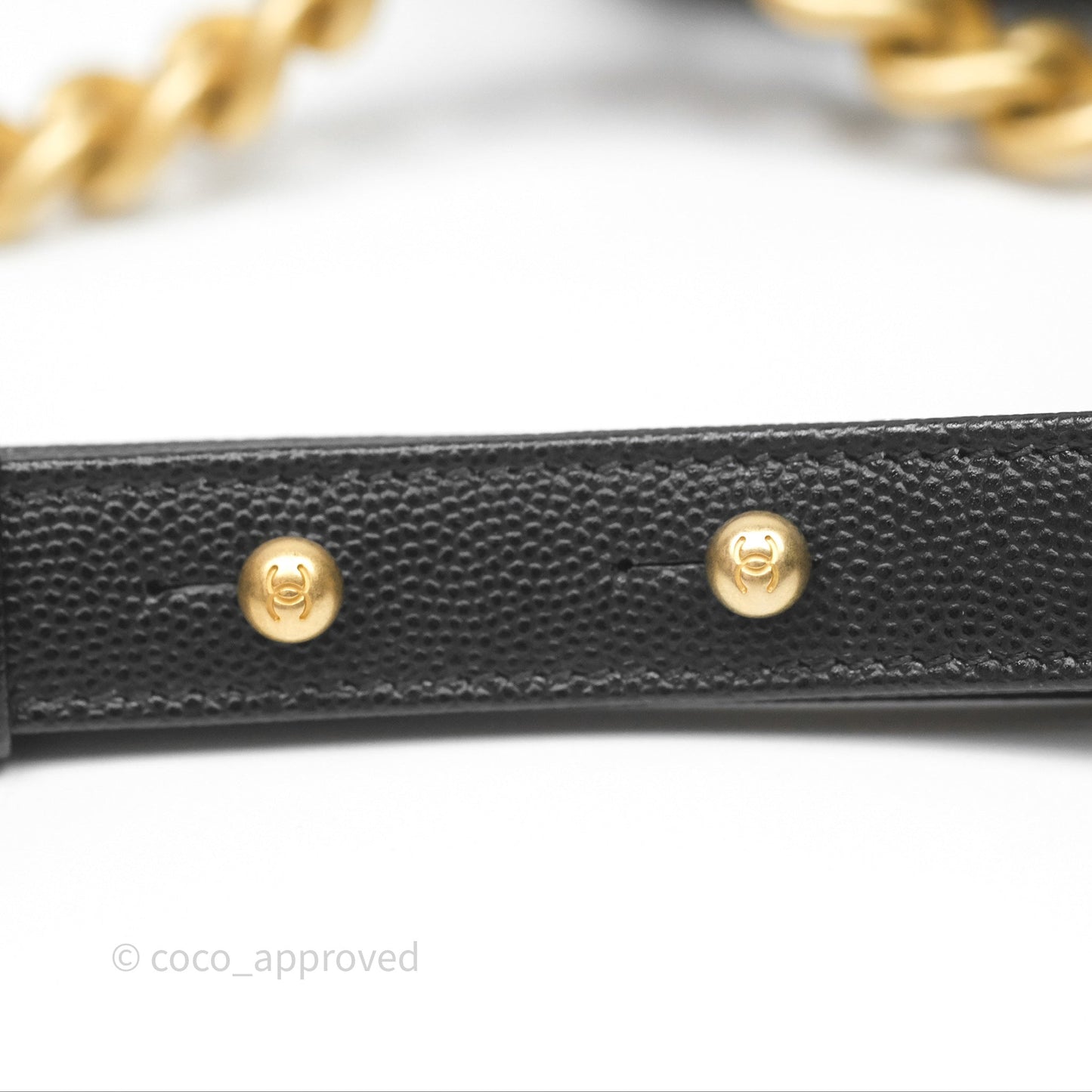 Chanel Quilted Medium Boy Black Caviar Aged Gold Hardware