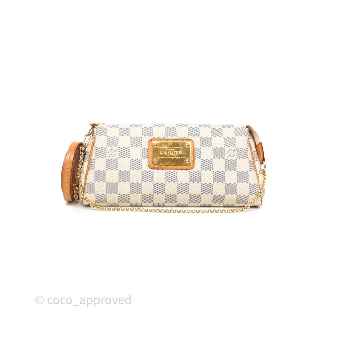 Louis Vuitton Eva Damier Azur Canvas Shoulder Bag