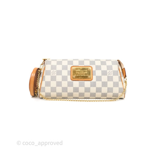 Louis Vuitton Eva Damier Azur Canvas Shoulder Bag