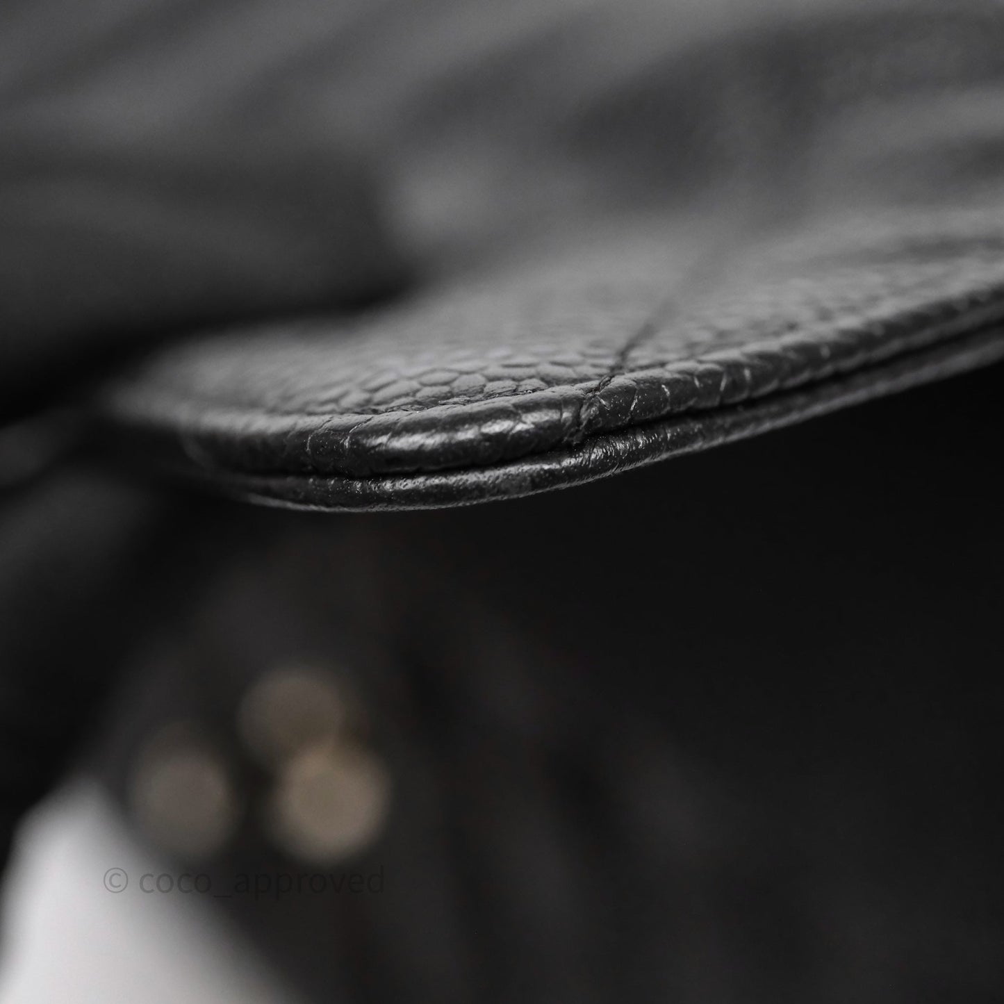 Chanel Classic M/L Medium Flap Quilted Black Caviar Silver Hardware