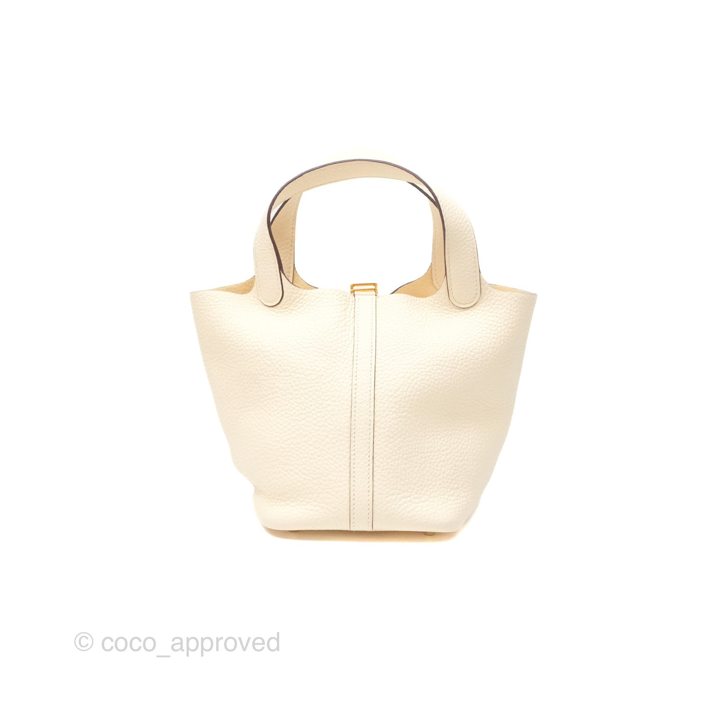Hermès Picotin Lock 18 Nata Taurillon Clemence Gold Hardware