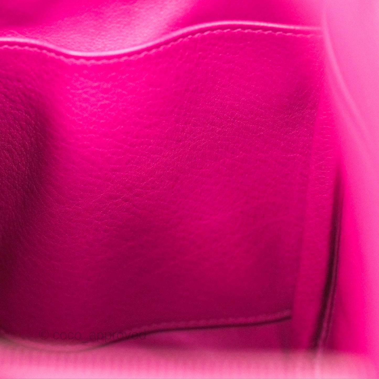 Hermès Lindy 26 Rose Pourpre Evercolor Palladium Hardware