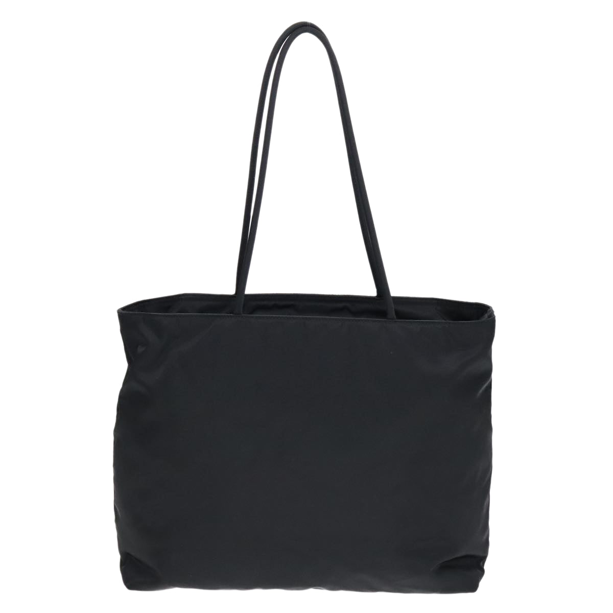 Luxury Prada Tote Bag Nylon Black Silver  93447
