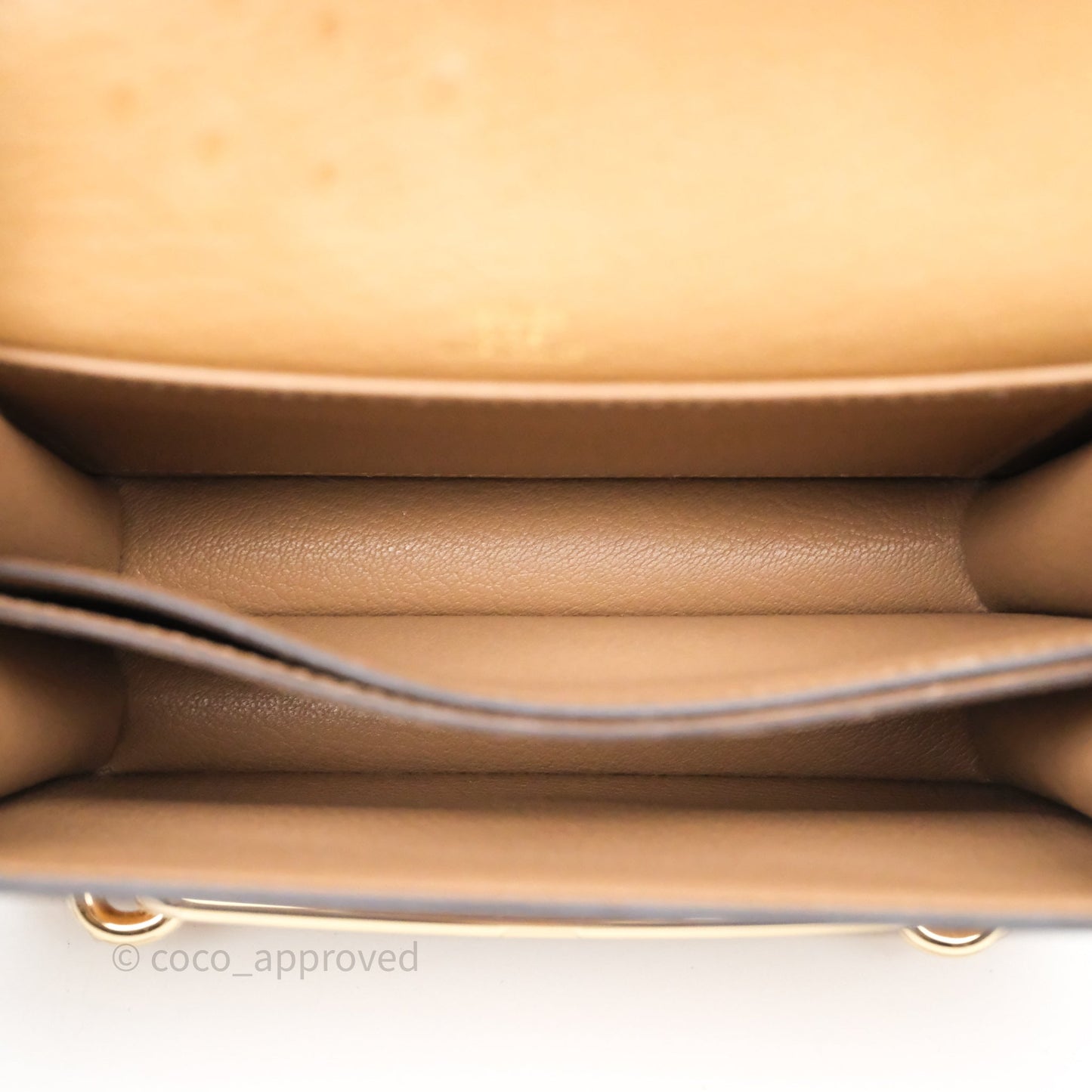 Hermès Roulis Mini 18 Chai 0M Ostich Gold Hardware