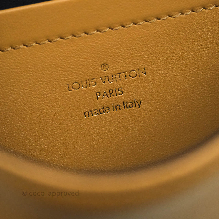 Louis Vuitton Pochette Coussin Monogram Caramel Beige Gold Hardware