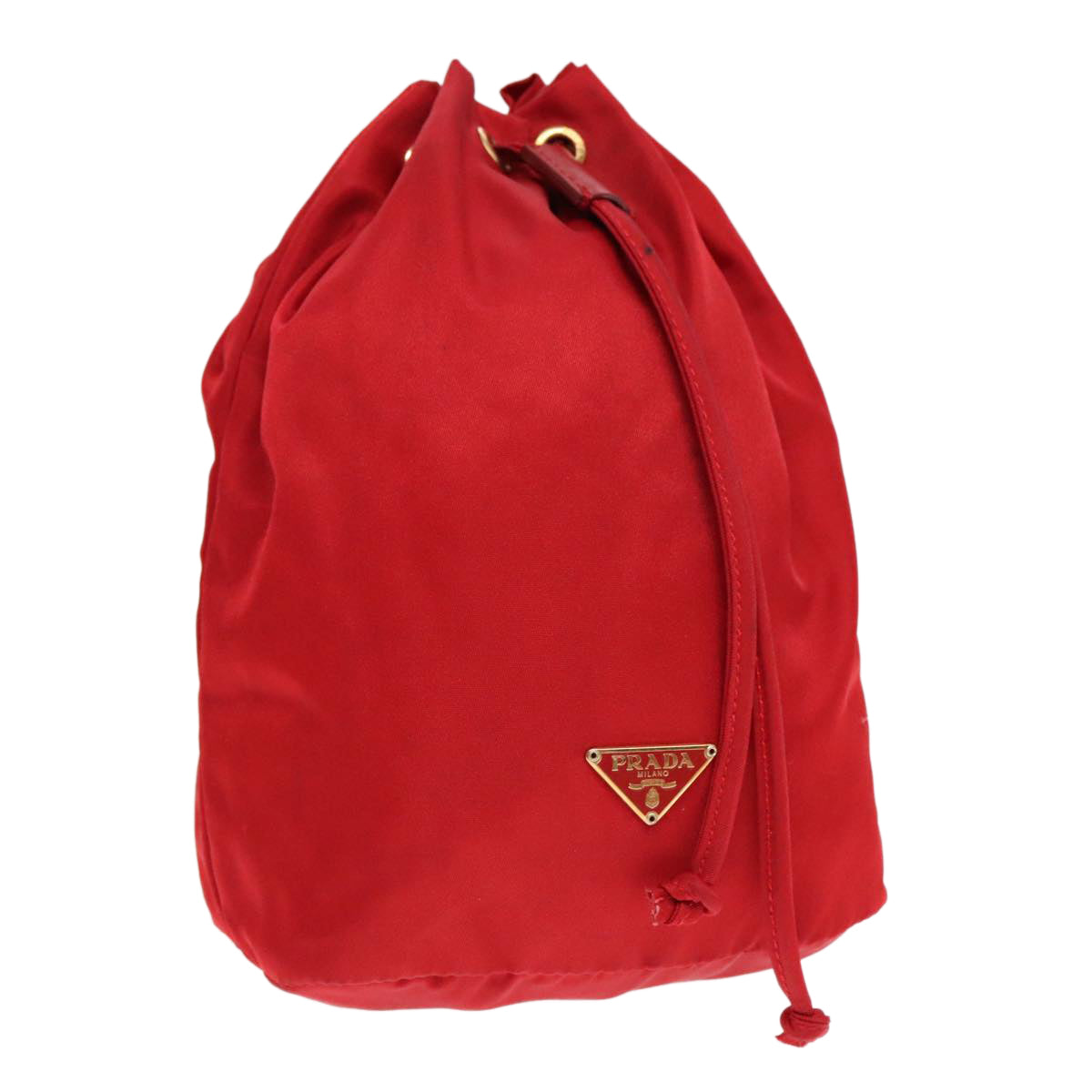 Luxury Prada Pouch Nylon Red  93502